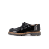 derby noir en cuir vernis